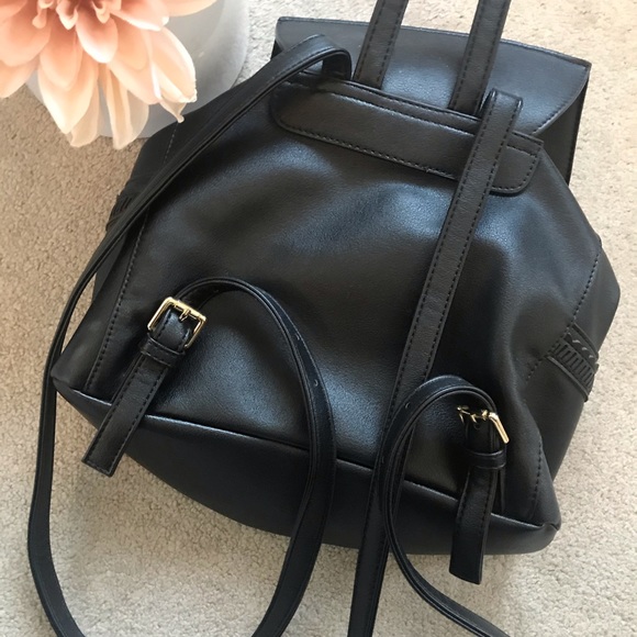 Lionel Faux Leather Backpack Purse - Picture 4 of 4